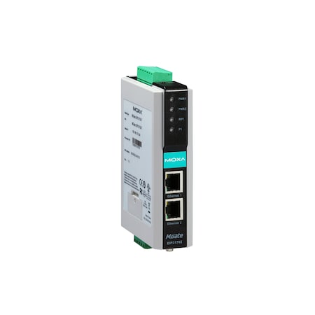 Moxa 1Port Df1 To Ethernet/Ip Gateway, 0 To 55 DegreeC Operating Temperature MGate EIP3170